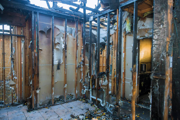 Professional Fire Damage Repair technician working in Molalla, OR